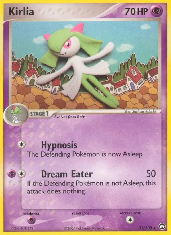 Kirlia — EX Power Keepers 31 German Pokémon card