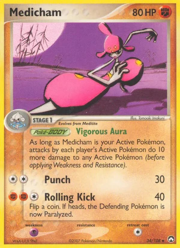 Medicham — Power Keepers 34 Pokémon card