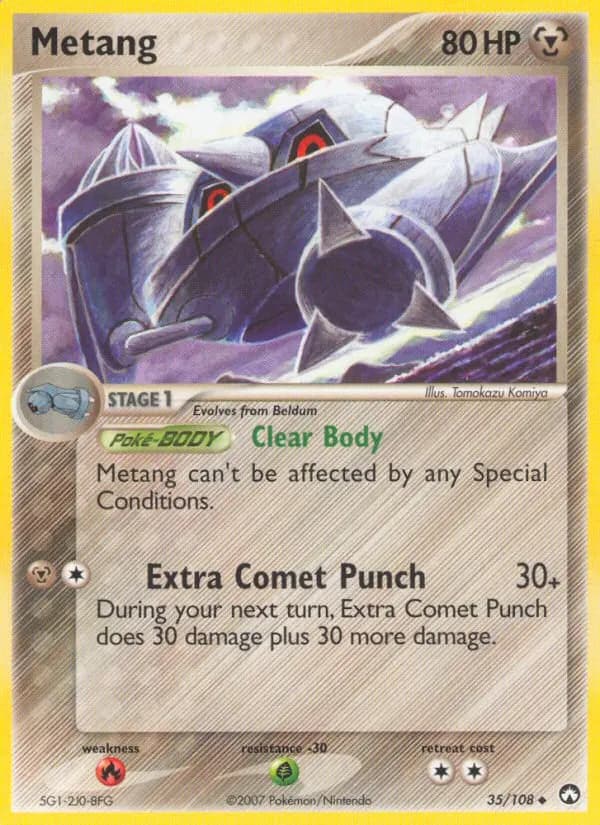 Metang — Power Keepers 35 Pokémon card
