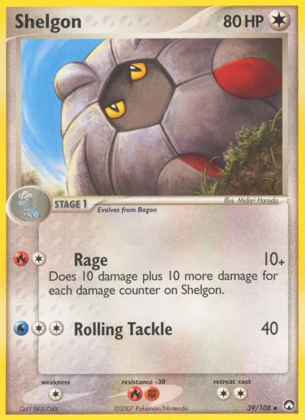 Shelgon — Power Keepers 39 Pokémon card