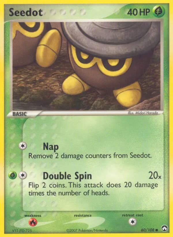Seedot — Power Keepers 60 Pokémon card