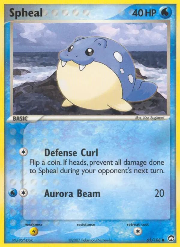 Spheal — Power Keepers 65 Pokémon card