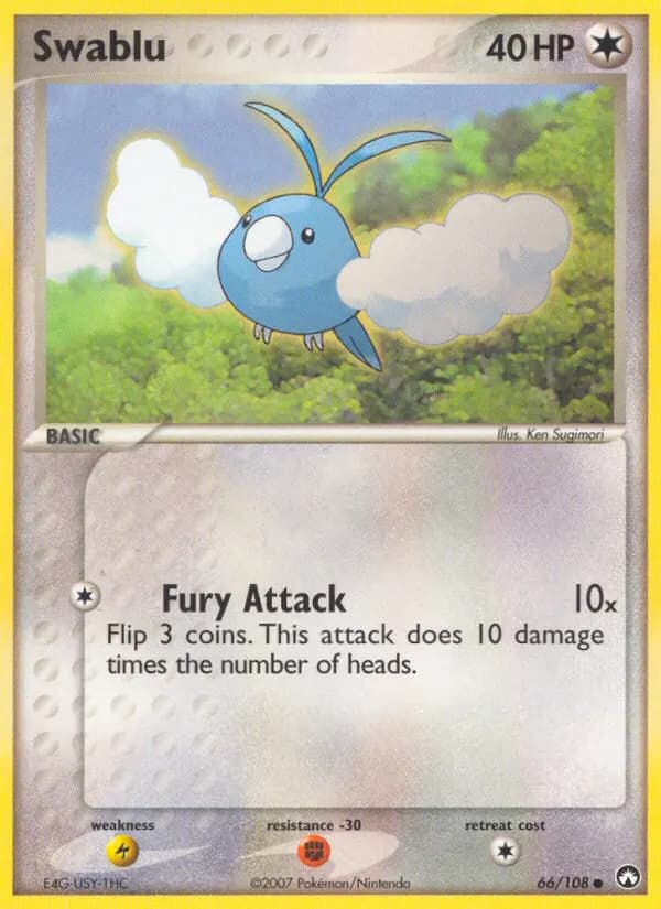 Wablu — EX Power Keepers 66 German Pokémon card