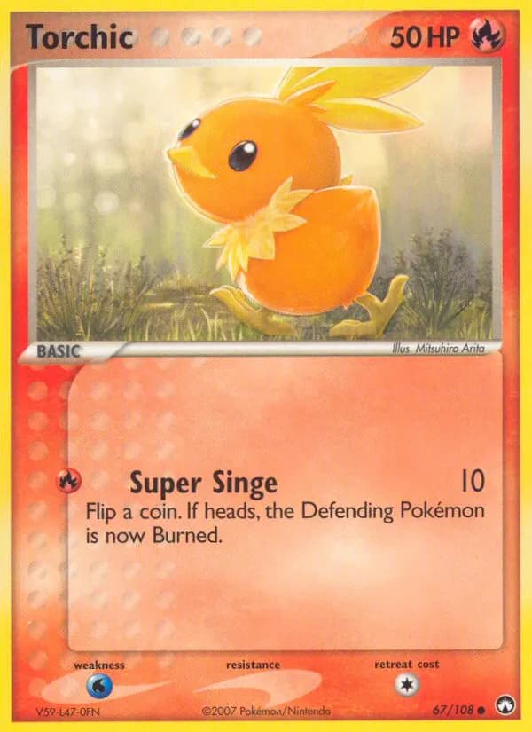 Flemmli — EX Power Keepers 67 German Pokémon card
