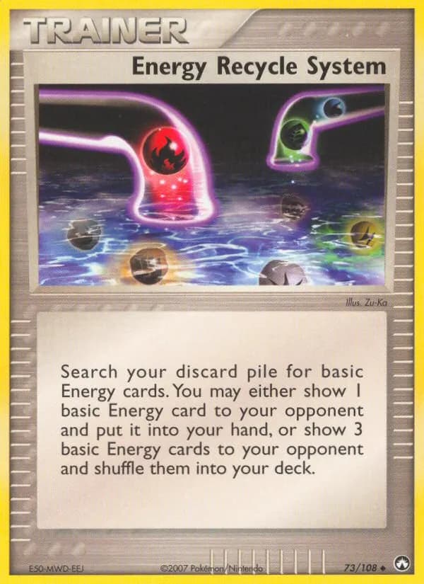 Energy Recycle System — Power Keepers 73 Pokémon card