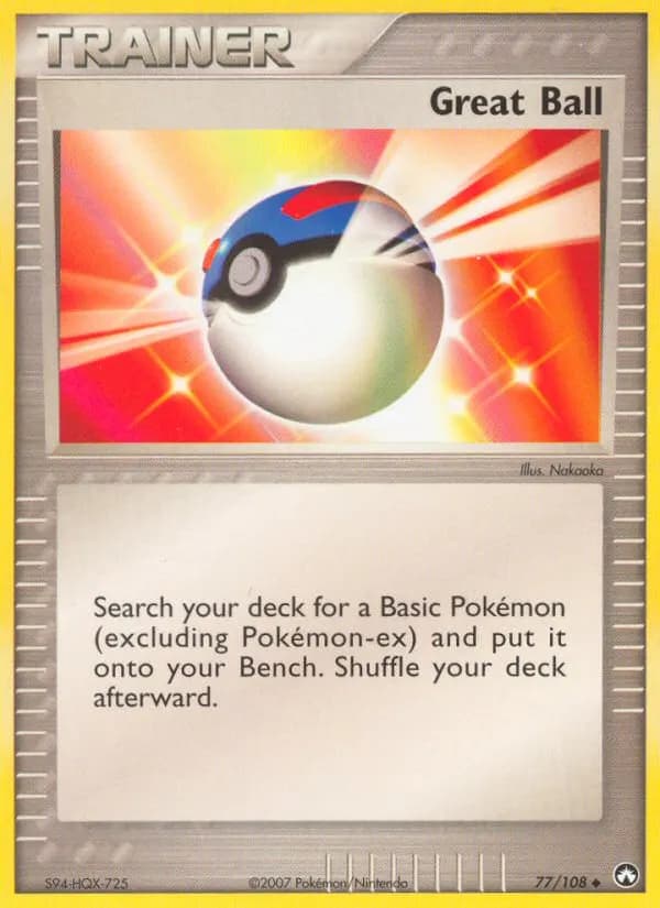 Great Ball — Power Keepers 77 Pokémon card