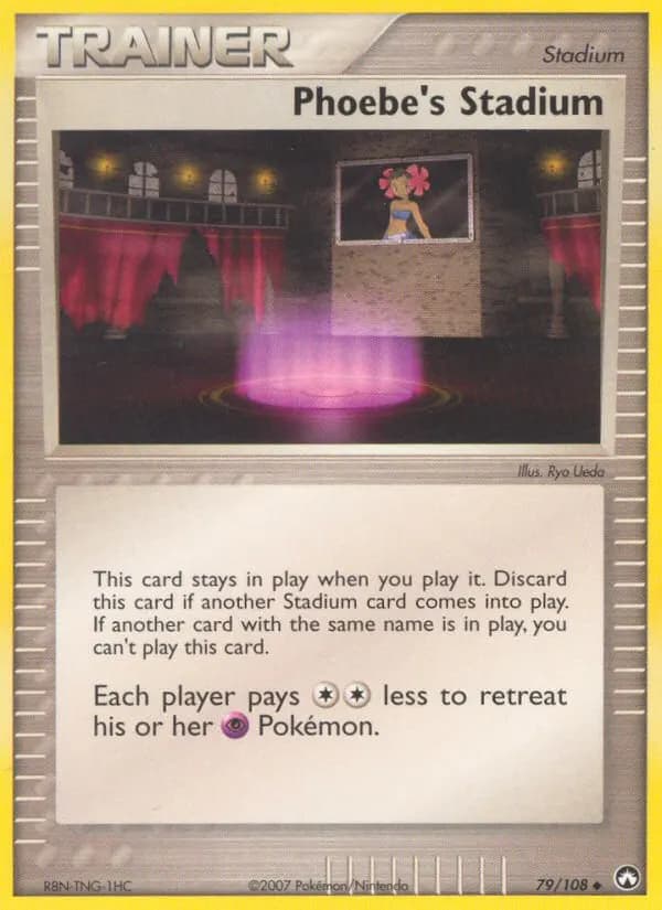Phoebe's Stadium — Power Keepers 79 Pokémon card