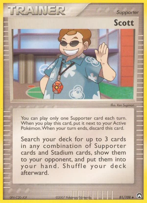 Scott — EX Power Keepers 81 German Pokémon card