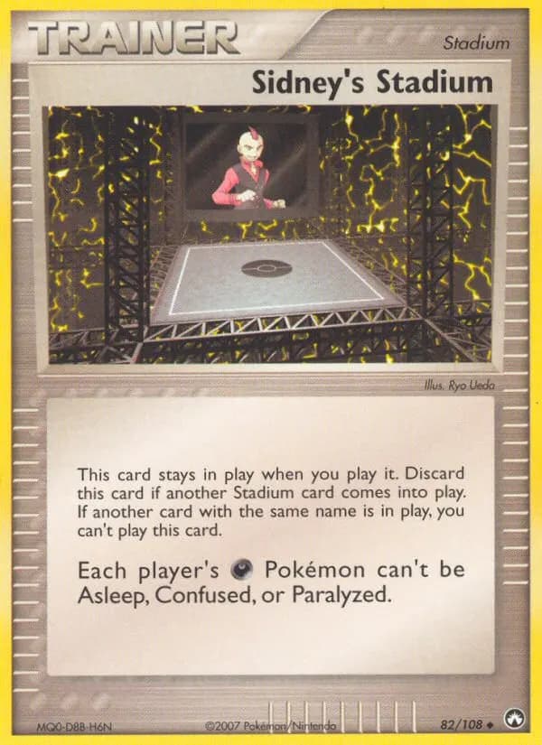 Ulrichs Stadion — EX Power Keepers 82 German Pokémon card