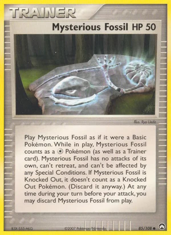 Geheimnis-Fossil — EX Power Keepers 85 German Pokémon card
