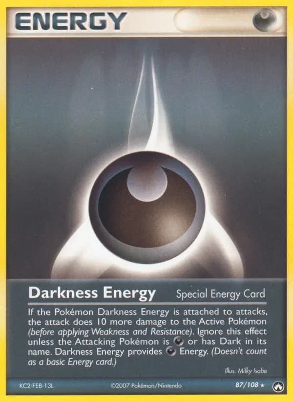 Finsternis-Energie — EX Power Keepers 87 German Pokémon card