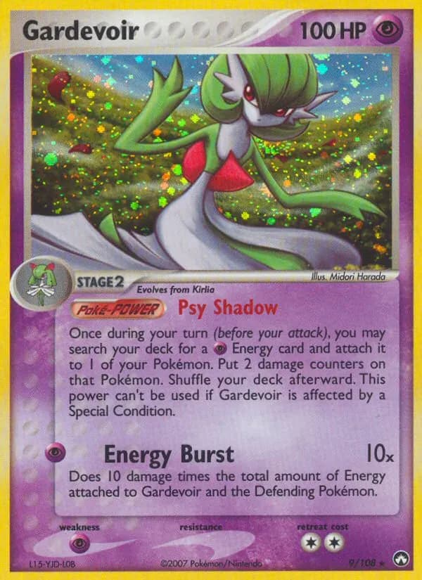 Gardevoir — Power Keepers 9 Pokémon card