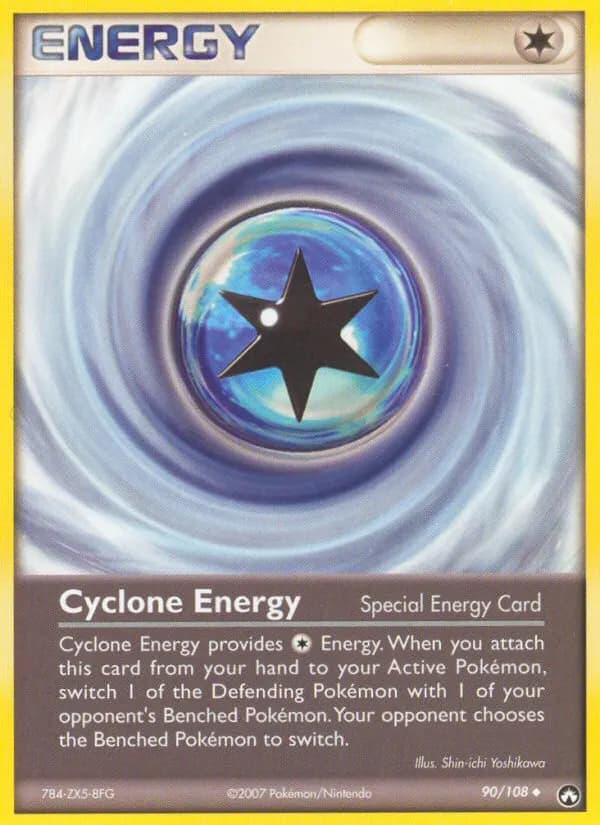Cyclone Energy — Power Keepers 90 Pokémon card