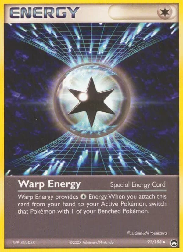 Warp Energy — Power Keepers 91 Pokémon card