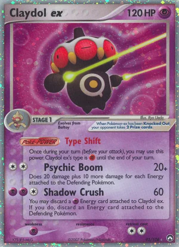 Claydol ex — Power Keepers 93 Pokémon card