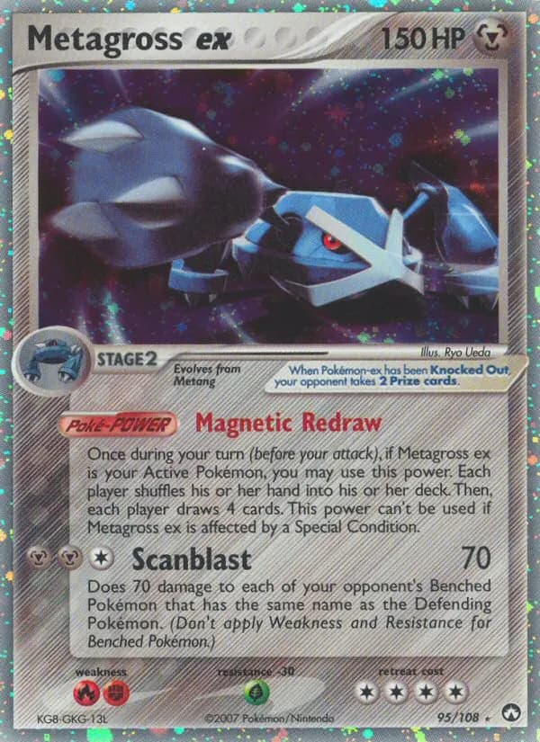 Metagross ex — Power Keepers 95 Pokémon card