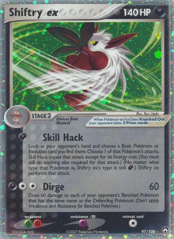 Tengulist-ex — EX Power Keepers 97 German Pokémon card