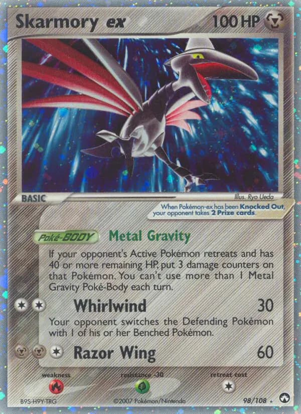 Skarmory ex — Power Keepers 98 Pokémon card