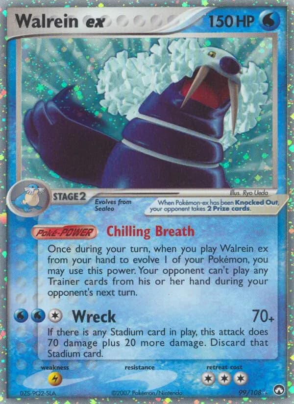 Walraisa-ex — EX Power Keepers 99 German Pokémon card