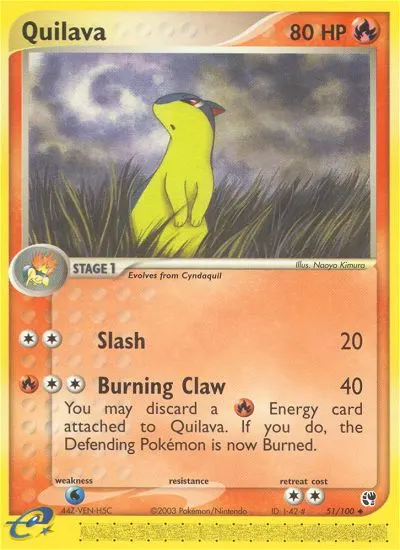Igelavar — EX Sandsturm 51 German Pokémon card