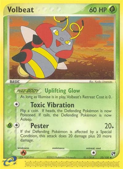 Volbeat — Sandstorm 53 Pokémon card