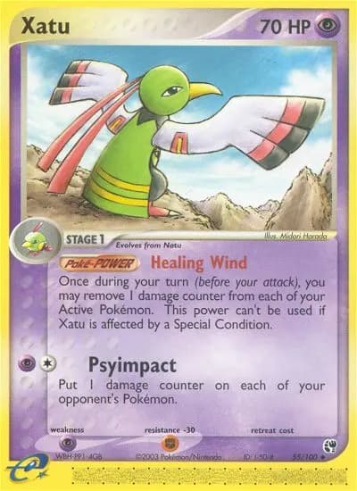 Xatu — EX Sandsturm 55 German Pokémon card