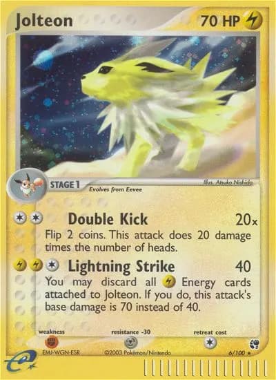 Blitza — EX Sandsturm 6 German Pokémon card