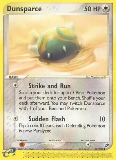 Dunsparce — Sandstorm 60 Pokémon card