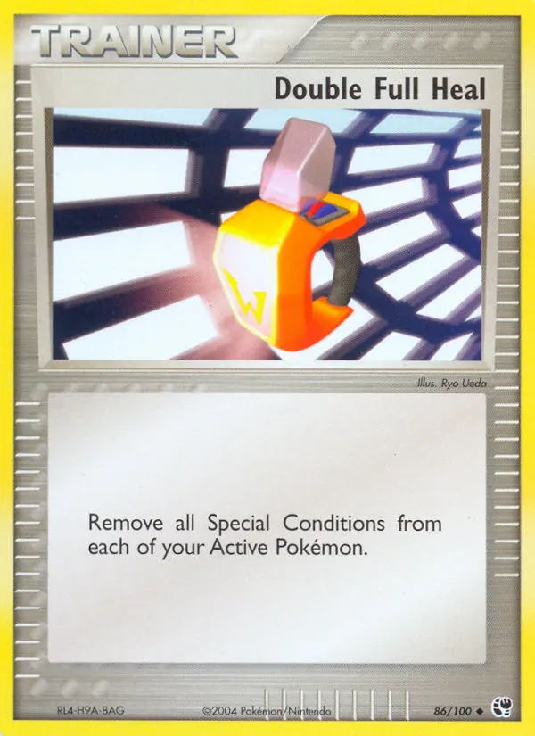 Double Full Heal — Sandstorm 86 Pokémon card