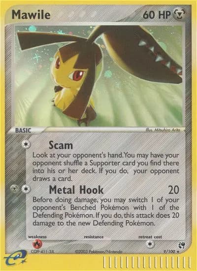 Mawile — Sandstorm 9 Pokémon card