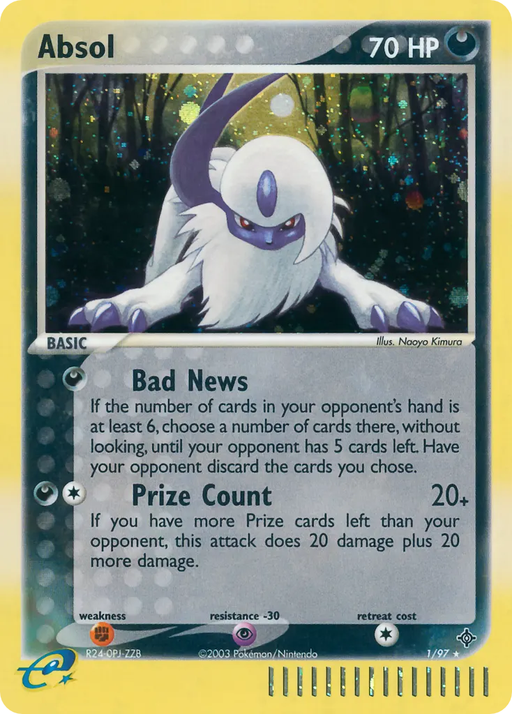 Absol — EX Drache 1 German Pokémon card