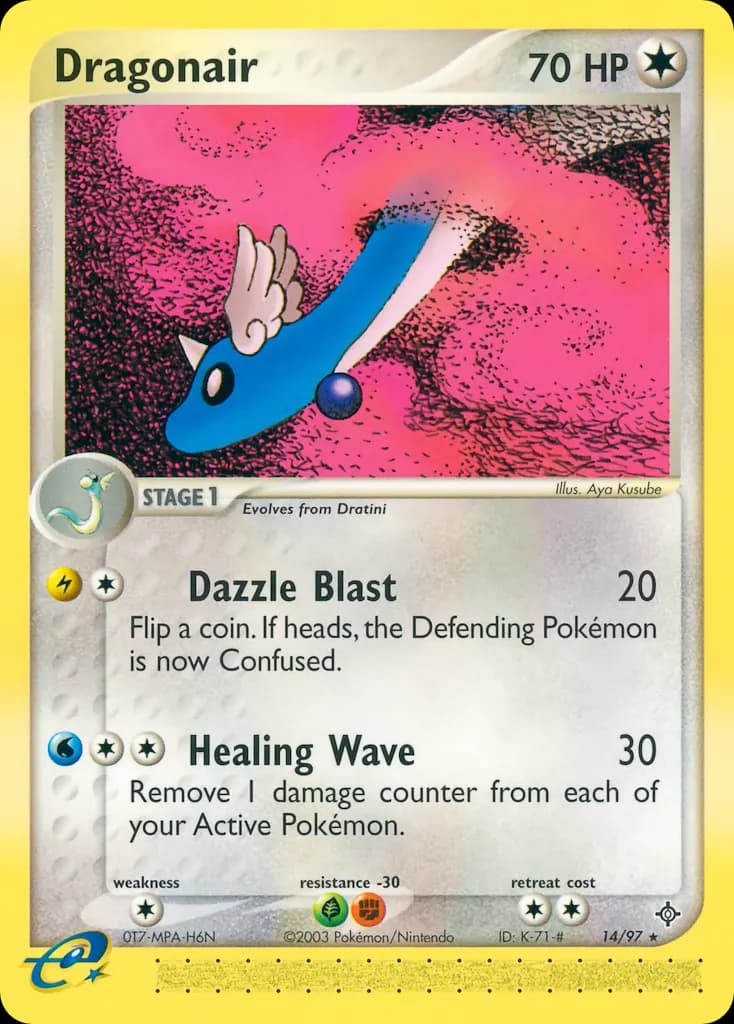 Dragonair — Dragon 14 Pokémon card