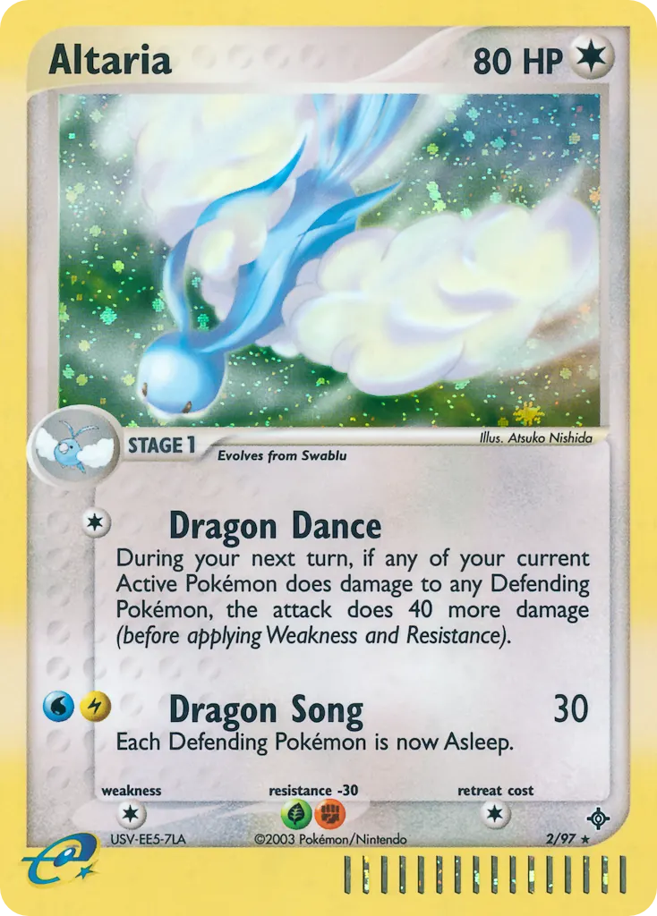 Altaria — Dragon 2 Pokémon card