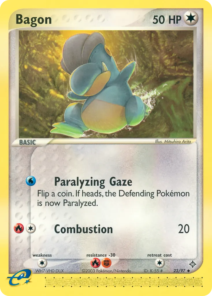 Kindwurm — EX Drache 23 German Pokémon card