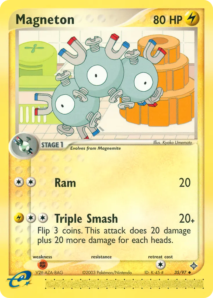 Magneton — Dragon 35 Pokémon card