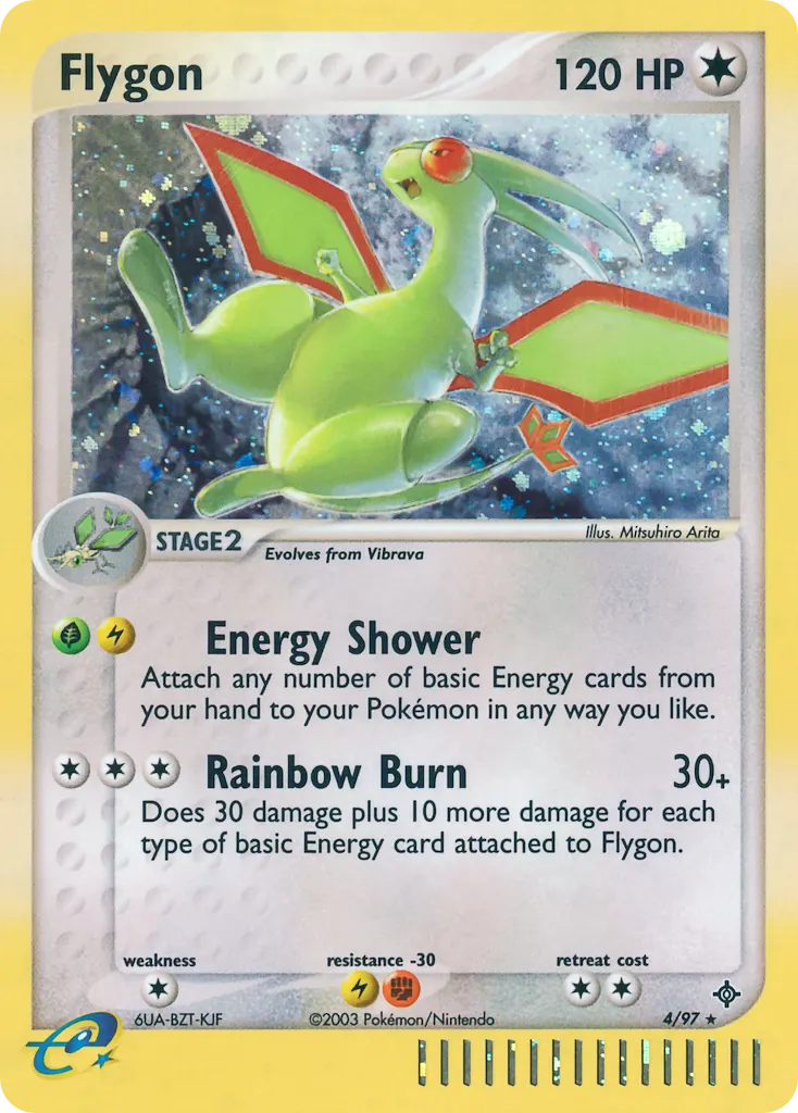 Flygon — Dragon 4 Pokémon card