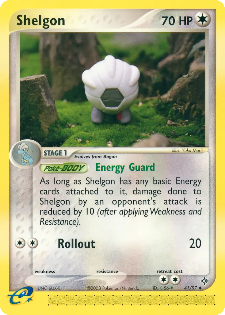 Shelgon — Dragon 41 Pokémon card