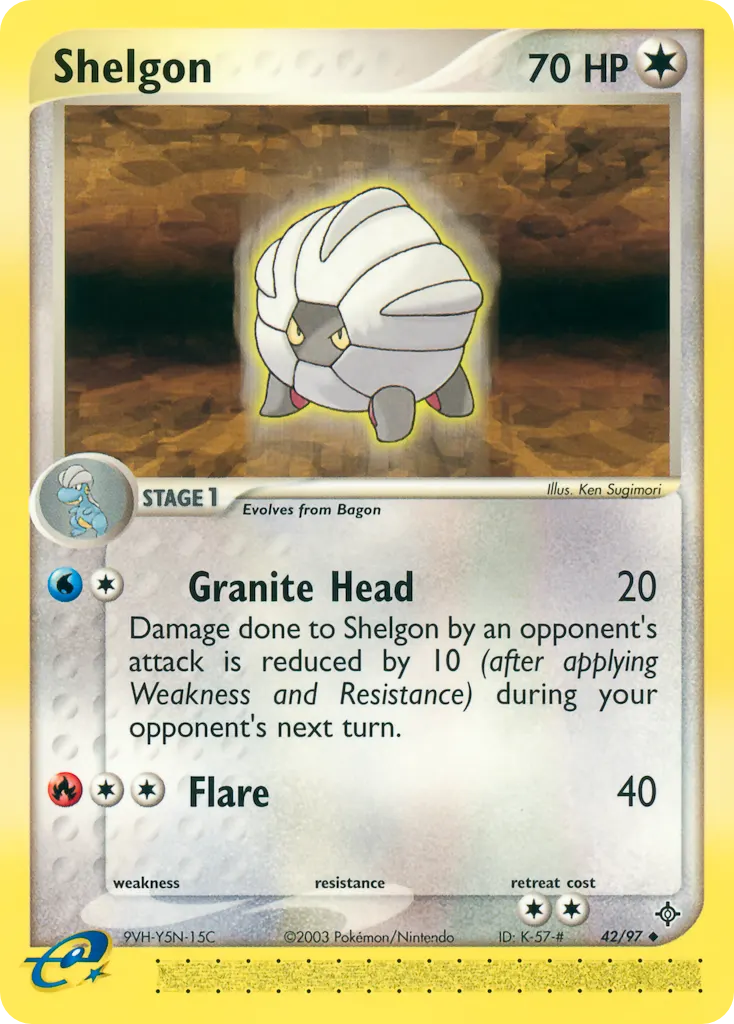 Draschel — EX Drache 42 German Pokémon card