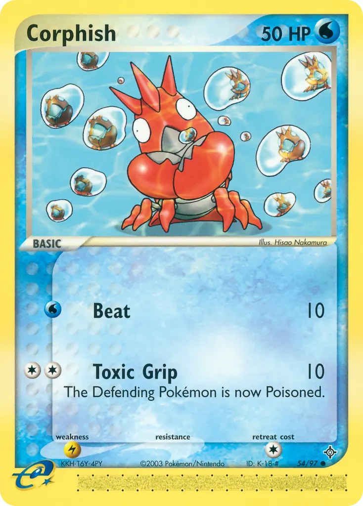 Corphish — Dragon 54 Pokémon card