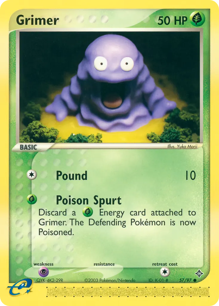 Sleima — EX Drache 57 German Pokémon card