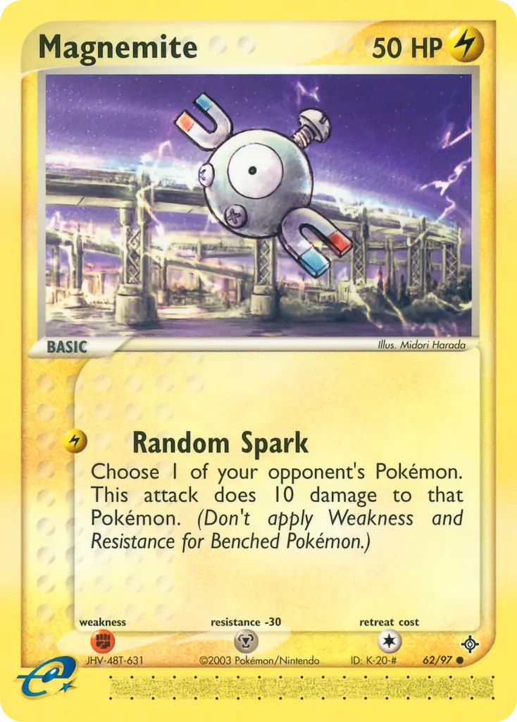 Magnetilo — EX Drache 62 German Pokémon card