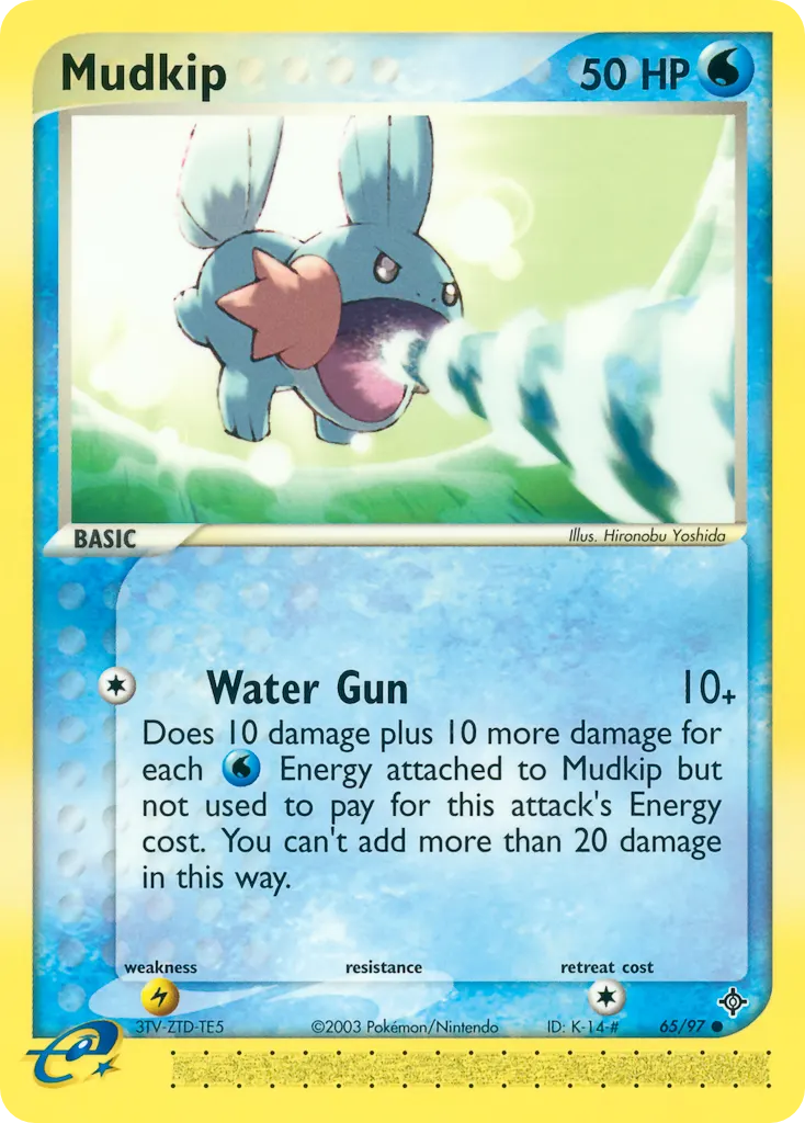 Mudkip — Dragon 65 Pokémon card