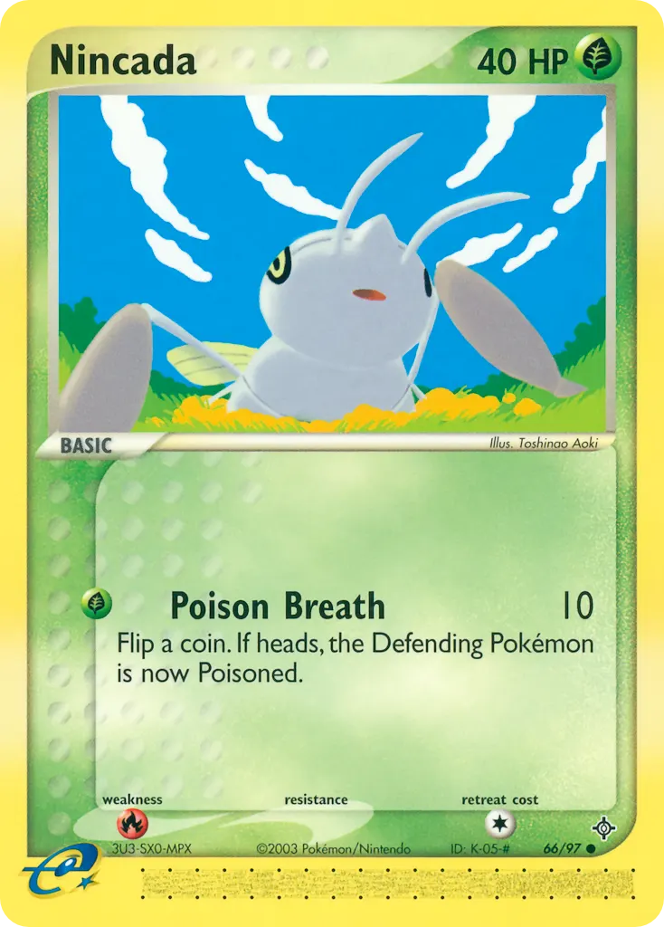Nincada — Dragon 66 Pokémon card