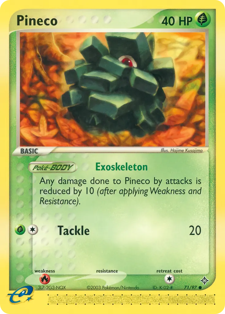 Tannza — EX Drache 71 German Pokémon card