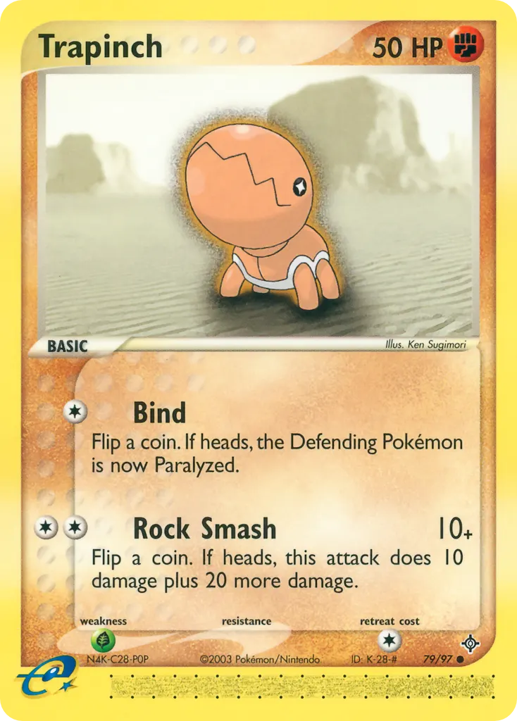 Trapinch — Dragon 79 Pokémon card