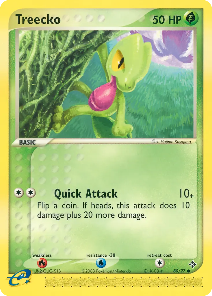 Treecko — Dragon 80 Pokémon card