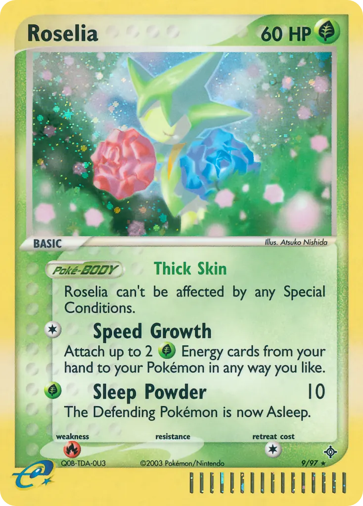 Roselia — Dragon 9 Pokémon card