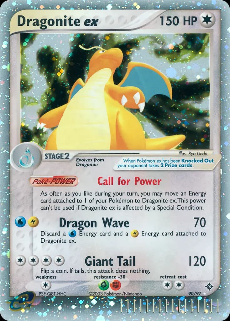 Dragonite ex — Dragon 90 Pokémon card