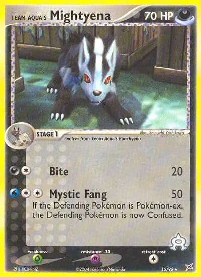 Team Aquas Magnayen — EX Team Magma vs Team Aqua 15 German Pokémon card