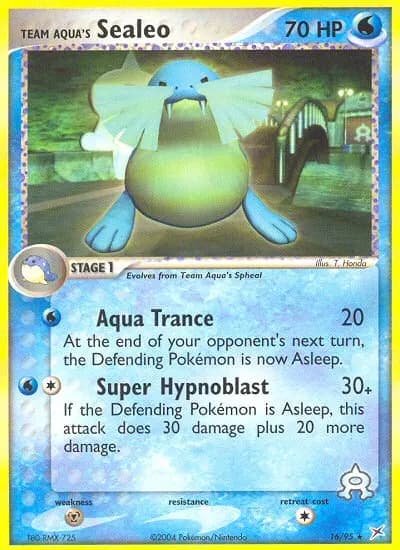 Team Aquas Seejong — EX Team Magma vs Team Aqua 16 German Pokémon card